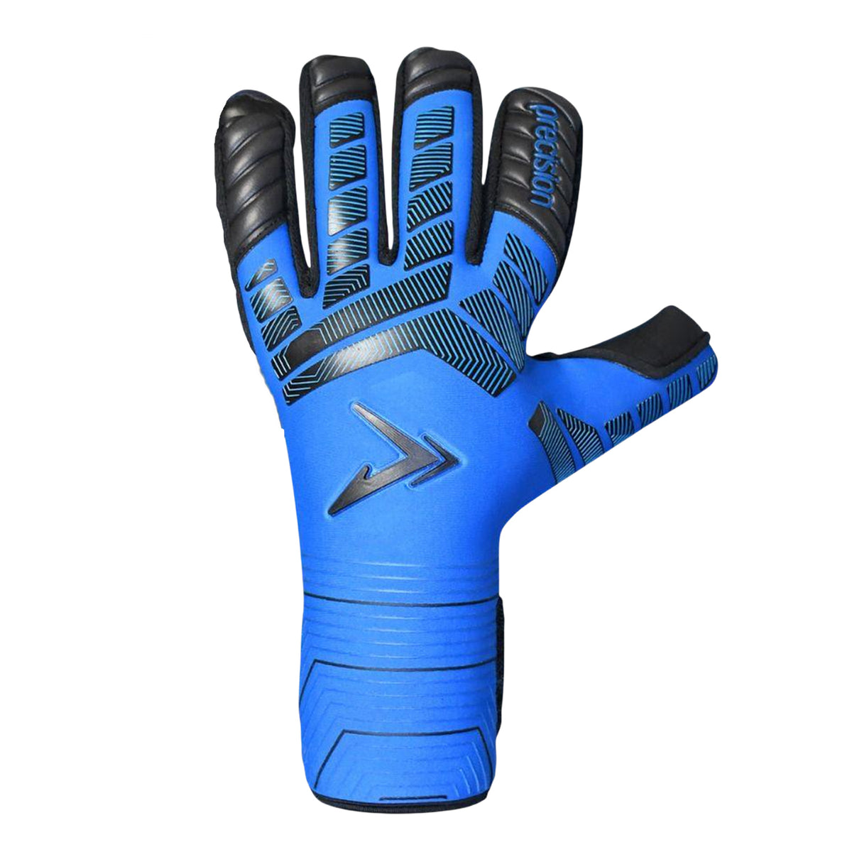 Blue - Front - Precision Unisex Adult Elite 3.0 Gripped Goalkeeper Gloves