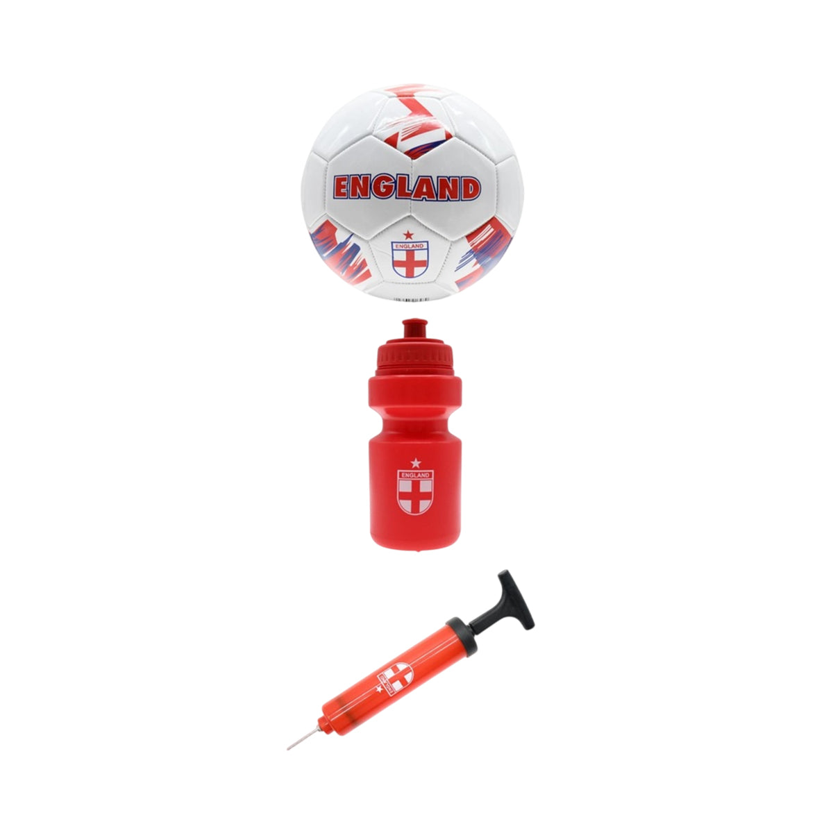 Red-White - Front - England FA Football Gift Set