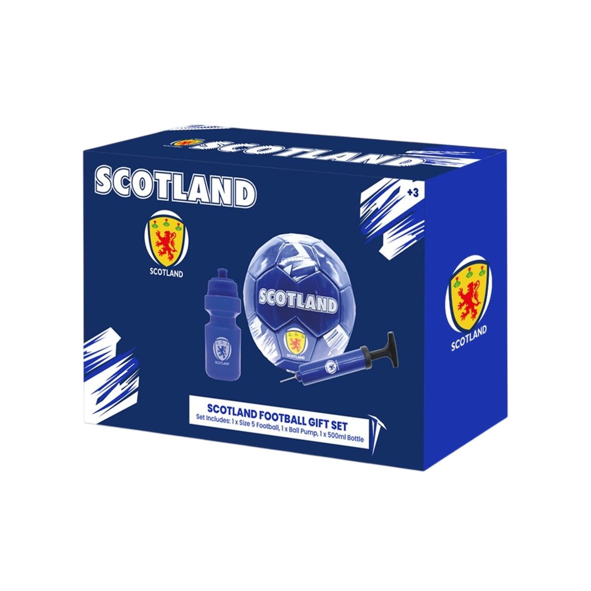 Blue - Back - Scotland FA Football Gift Set