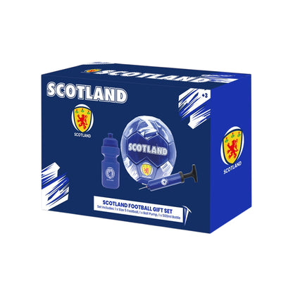Blue - Back - Scotland FA Football Gift Set