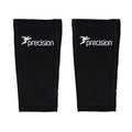 Black - Front - Precision Pro Matrix Shin Guard Sleeves