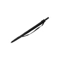 Black - Back - Masters Pongee Golf Umbrella