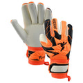 Orange-Black-Light Grey - Front - Precision Unisex Adult Fusion_X.3D Pro Giga Goalkeeper Gloves