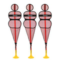 Pink-Light Pink-Yellow - Front - Precision Pop-Up Mannequin (Pack Of 3)