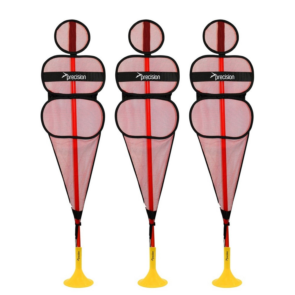 Red - Back - Precision Pop-Up Mannequin (Pack Of 3)