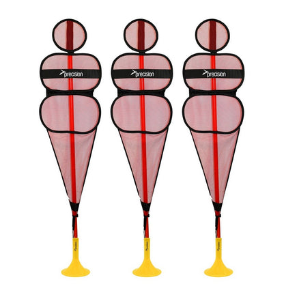 Red - Back - Precision Pop-Up Mannequin (Pack Of 3)