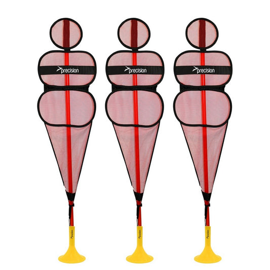 Red - Front - Precision Pop-Up Mannequin (Pack Of 3)