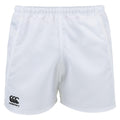 White - Front - Canterbury Mens Advantage Rugby Shorts