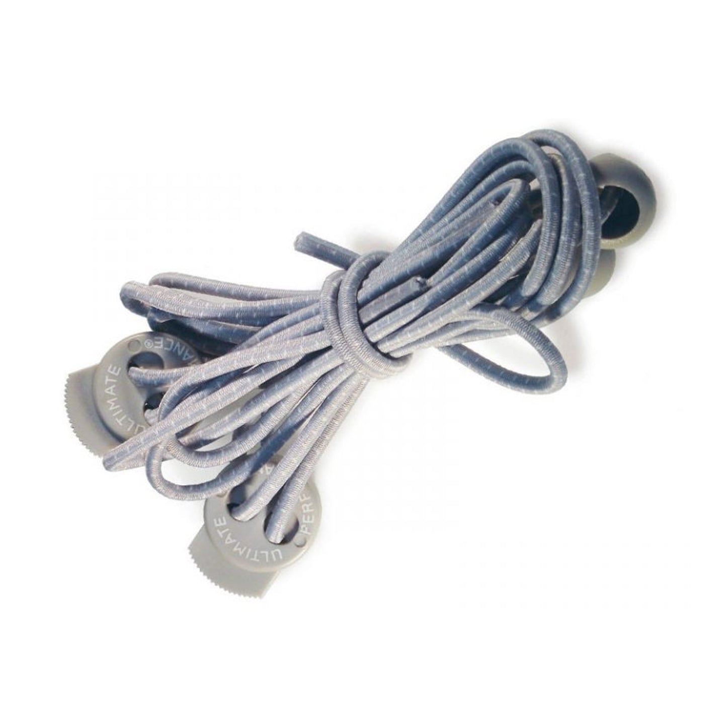 Silver - Back - Ultimate Performance Elastic Shoe Laces