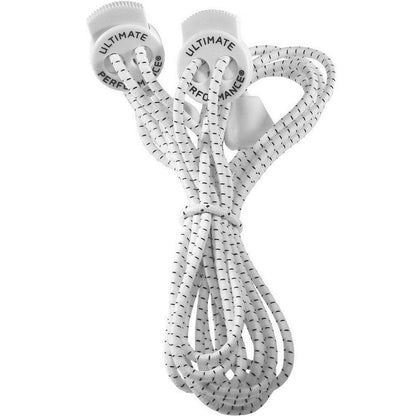White - Front - Ultimate Performance Elastic Shoe Laces