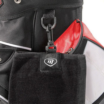 Black - Side - Masters Tri-Fold Golf Towel