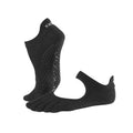 Black - Front - Toesox Unisex Adult Bellarina Toe Socks