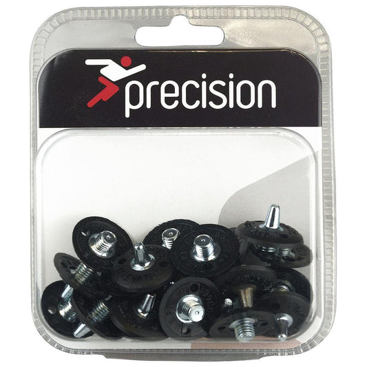 Black-Silver - Front - Precision County Spikes (Pack Of 20)