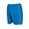 Royal Blue-White - Front - Precision Unisex Adult Mestalla Shorts