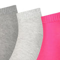 Pink - Front - Puma Unisex Adult Quarter Training Ankle Socks (Pack of 3)