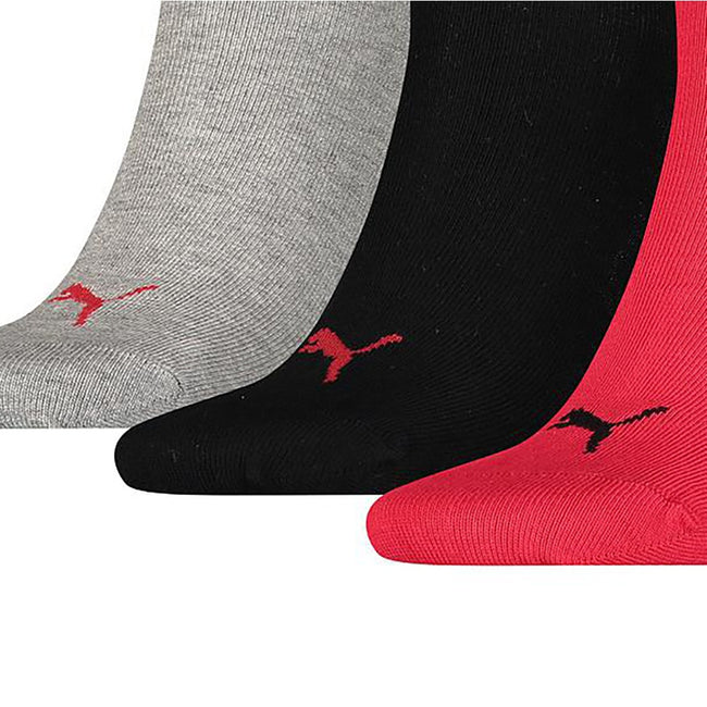 Grey - Front - Puma Unisex Adult Quarter Training Ankle Socks (Pack of 3)