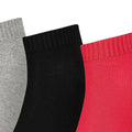 Grey - Back - Puma Unisex Adult Quarter Training Ankle Socks (Pack of 3)