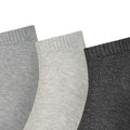 Grey - Side - Puma Unisex Adult Quarter Training Ankle Socks (Pack of 3)