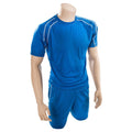 Royal Blue-White - Back - Precision Unisex Adult Lyon T-Shirt & Shorts Set