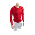 Red-White - Front - Precision Unisex Adult Marseille T-Shirt & Shorts Set