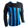 Black-Azure - Front - Precision Unisex Adult Valencia Football Shirt
