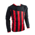 Black-Red - Front - Precision Unisex Adult Valencia Football Shirt