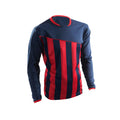 Navy-Red - Front - Precision Unisex Adult Valencia Football Shirt