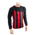 Black-Red - Front - Precision Childrens-Kids Valencia Football Shirt
