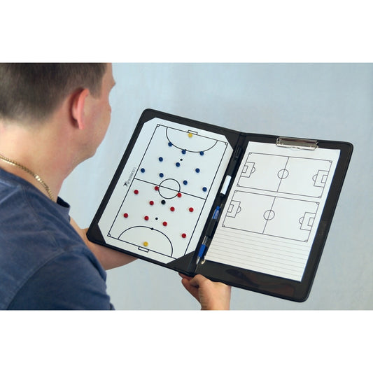 Black-White - Front - Precision Pro Futsal Coaches Tactics Folder A4