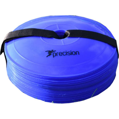Blue - Front - Precision Flat Markers (Pack Of 40)