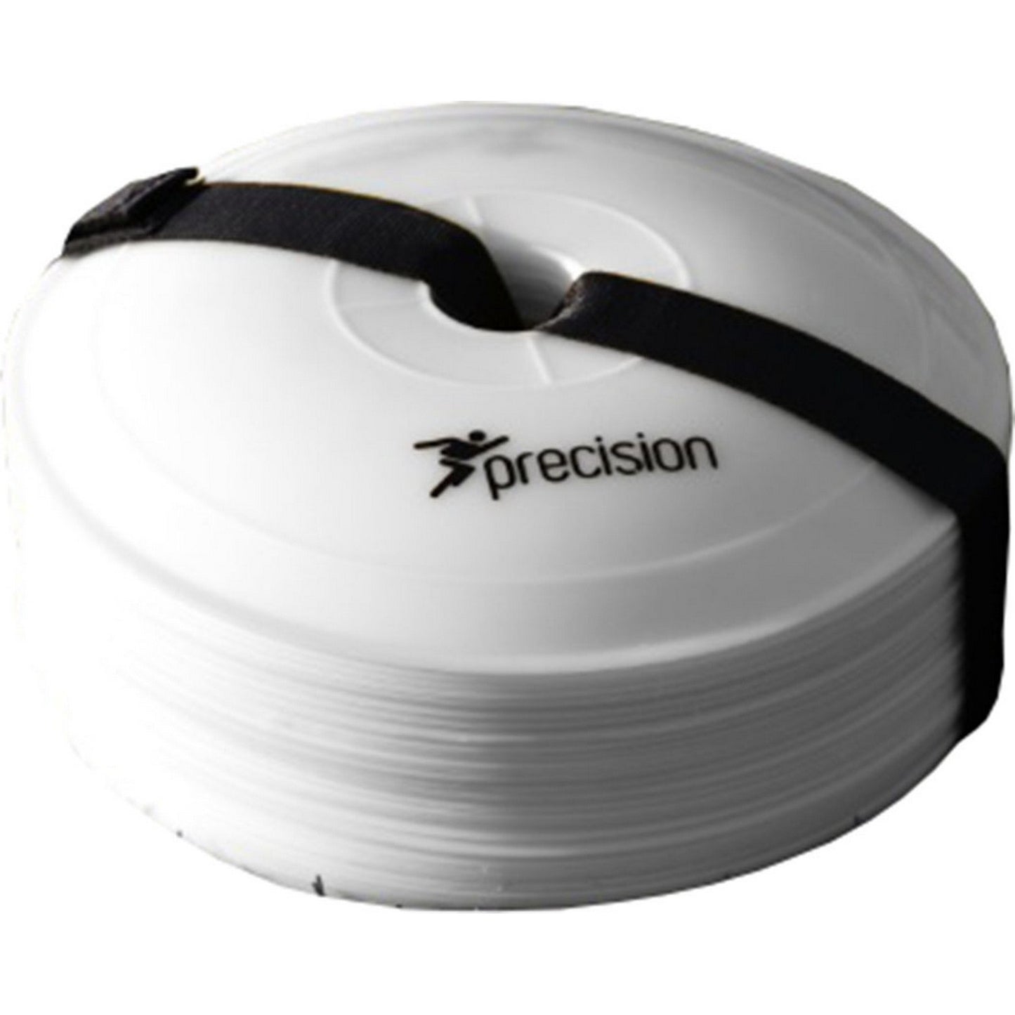 White - Front - Precision Flat Markers (Pack Of 40)