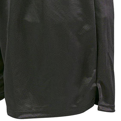 Black - Back - Precision Unisex Adult Plain Attack Shorts