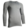 Grey - Front - Precision Childrens-Kids Essential Baselayer Long-Sleeved Sports Shirt