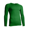 Green - Front - Precision Childrens-Kids Essential Baselayer Long-Sleeved Sports Shirt