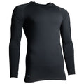 Black - Front - Precision Childrens-Kids Essential Baselayer Long-Sleeved Sports Shirt