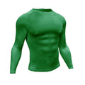 Green - Front - Precision Unisex Adult Essential Baselayer Long-Sleeved Sports Shirt