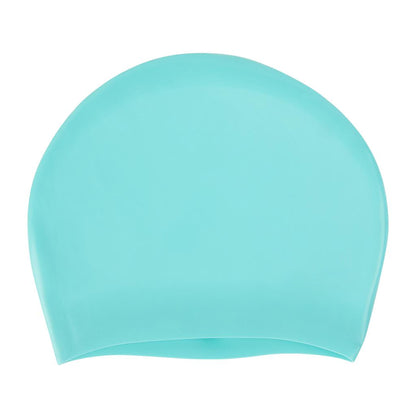 Green - Back - Speedo Unisex Adult Long Hair Silicone Swim Cap