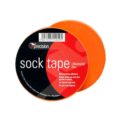 Orange - Front - Precision 19mm Sock Tape (Pack Of 10)