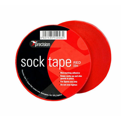 Red - Front - Precision 19mm Sock Tape (Pack Of 10)