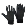 Black - Front - Precision Childrens-Kids Essential Goalkeeper Gloves