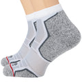 White-Grey - Back - 1000 Mile Mens Run Ankle Socks