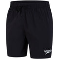 Black - Side - Speedo Mens Essentials 16 Swim Shorts