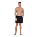Black - Pack Shot - Speedo Mens Essentials 16 Swim Shorts