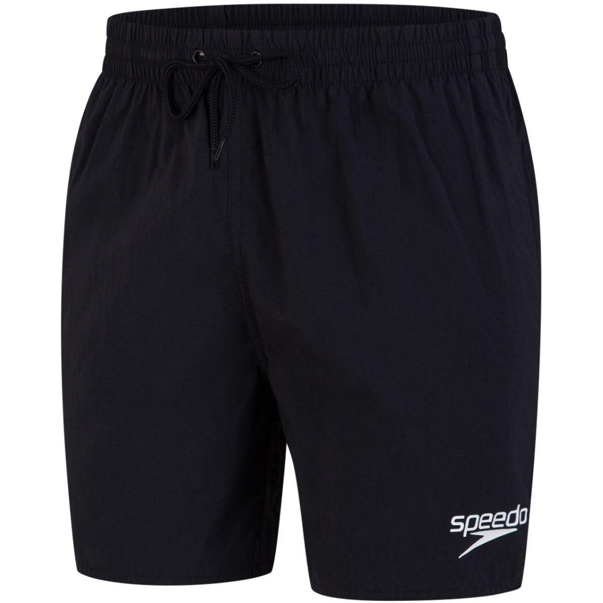 Black - Side - Speedo Mens Essentials 16 Swim Shorts