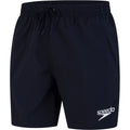 Navy - Front - Speedo Mens Essentials 16 Swim Shorts