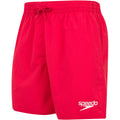 Red - Front - Speedo Mens Essentials 16 Swim Shorts