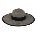 Black-Natural - Side - Regatta Womens-Ladies Straw Sun Hat