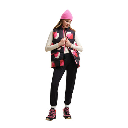 Shadow-Pink - Lifestyle - Regatta Womens-Ladies Orla Kiely Elm Leaf Gilet