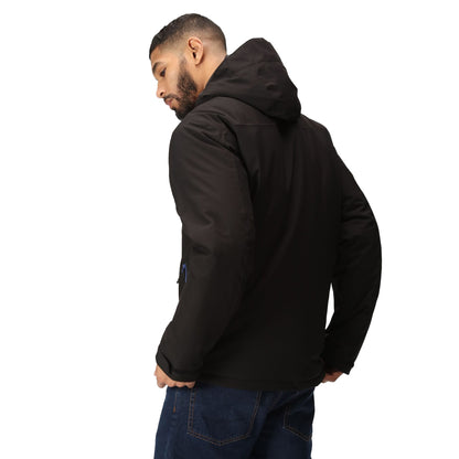Black-New Royal - Lifestyle - Regatta Professional Mens Insulated Waterproof Jacket