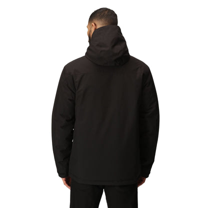 Black-Classic Red - Lifestyle - Regatta Professional Mens Insulated Waterproof Jacket